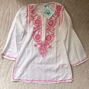 NWT Kids Karma Living 100% Cotton Tunic Kurta Handcrafted in India